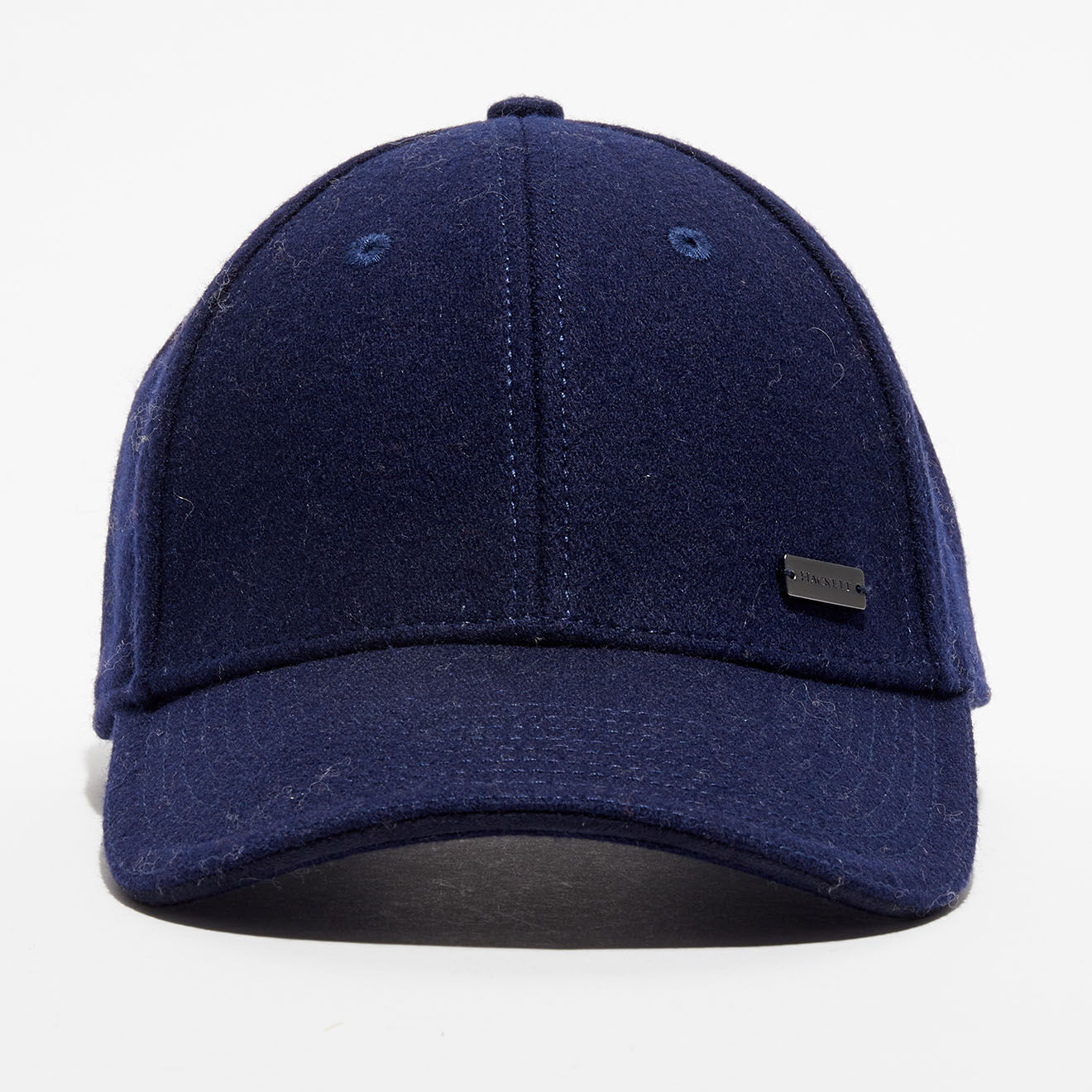 Hackett London Casquette en Laine mélangée Feutre bleu marine