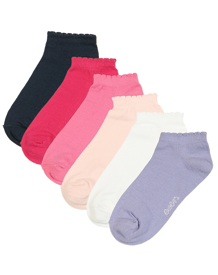 Sneaker-Socken ESSENTIAL MIX 6er-Pack in pink/rosa/navy