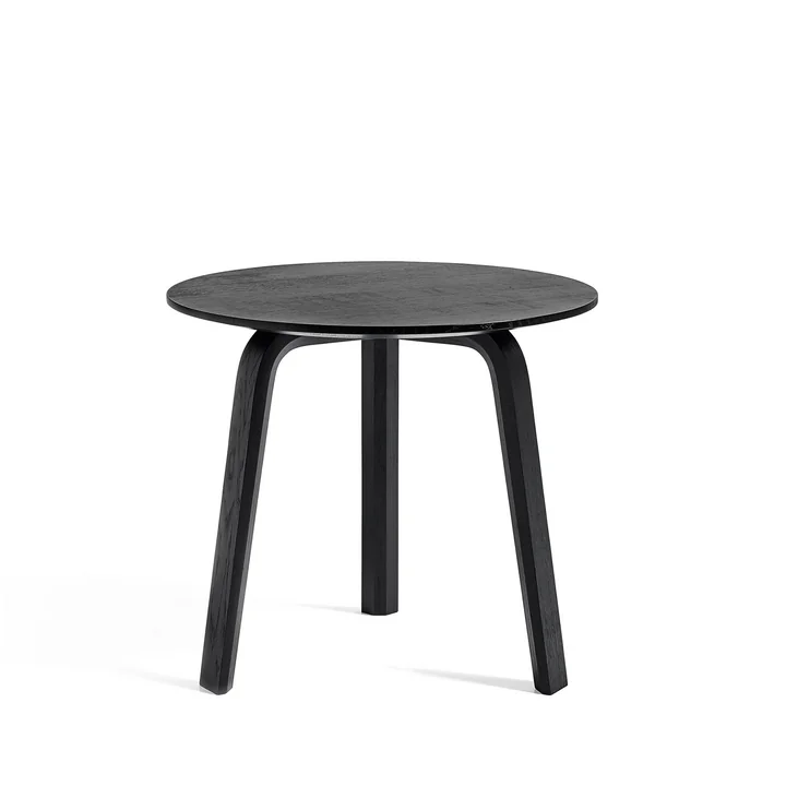 HAY - Bella Beistelltisch Ø 45 cm / H 39 cm, Eiche schwarz gebeizt