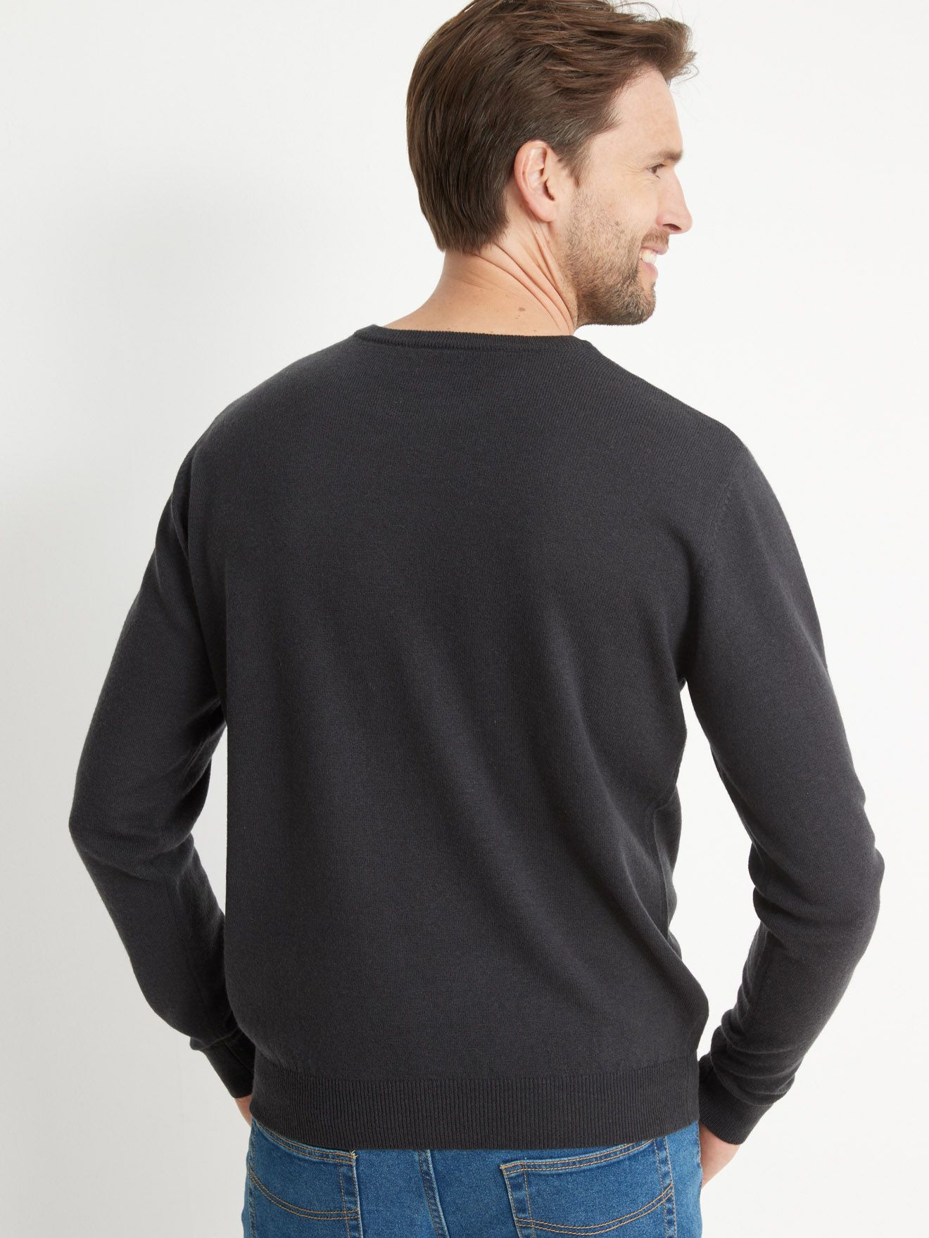 Pull encolure ronde 100% acrylique