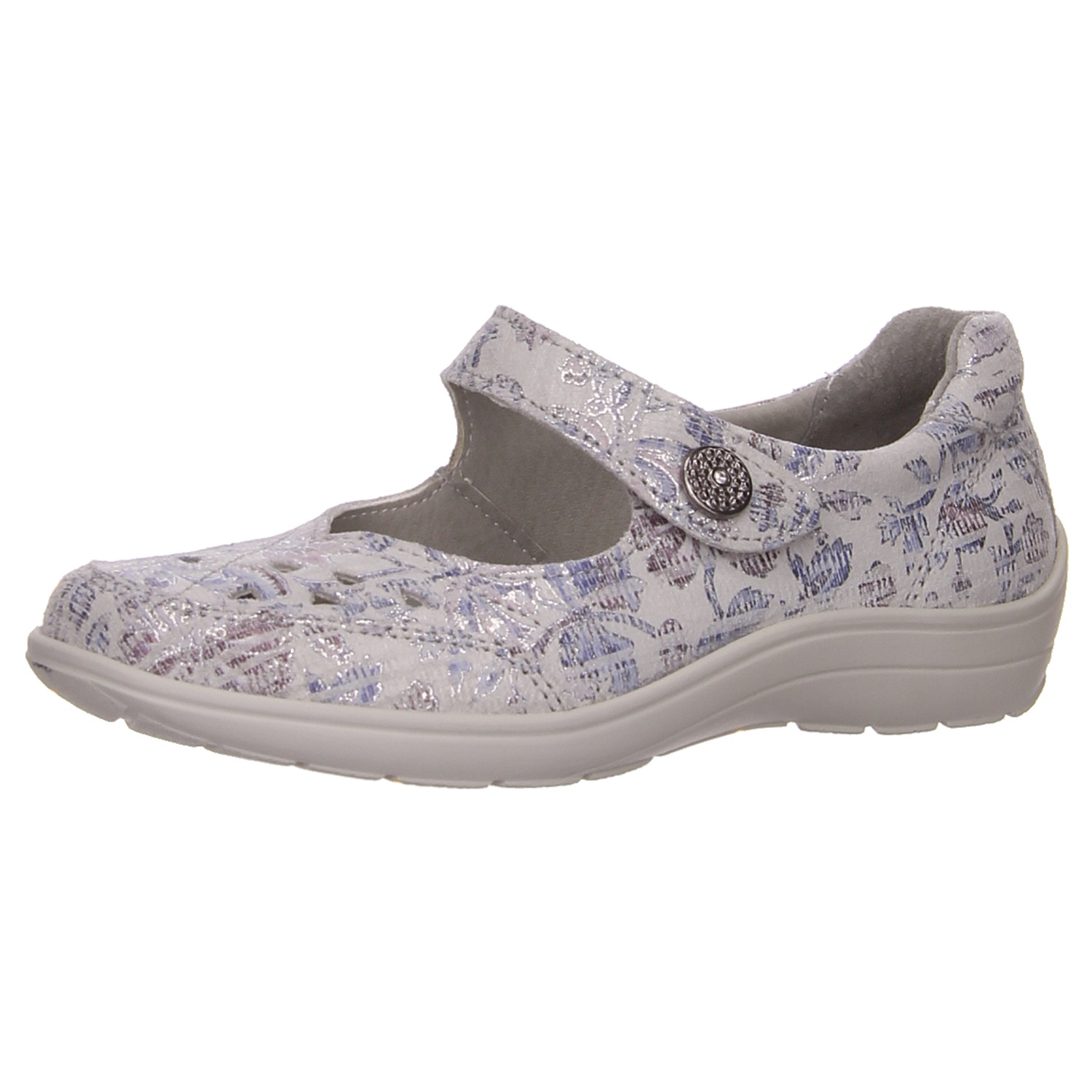Lauter Lady Klettschuh weiß weiss/weiss kombi