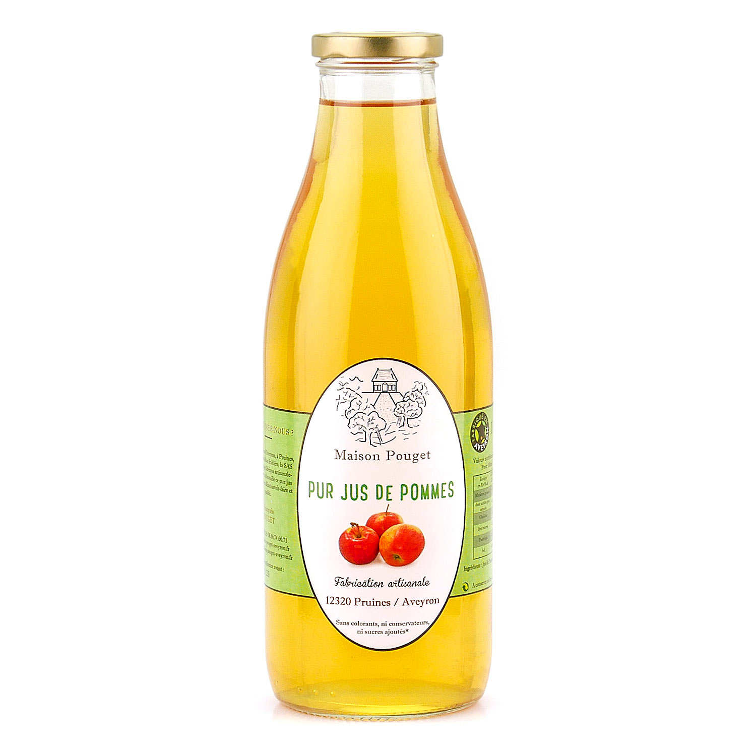 Pur jus de pommes de l'Aveyron