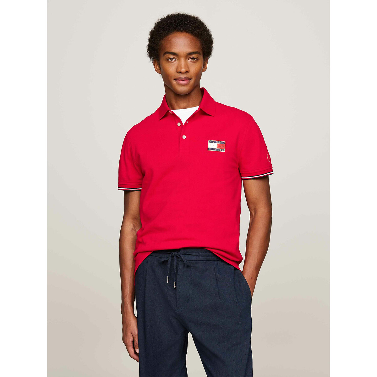 TOMMY HILFIGER<br>Polo slim 1985 Bandeira