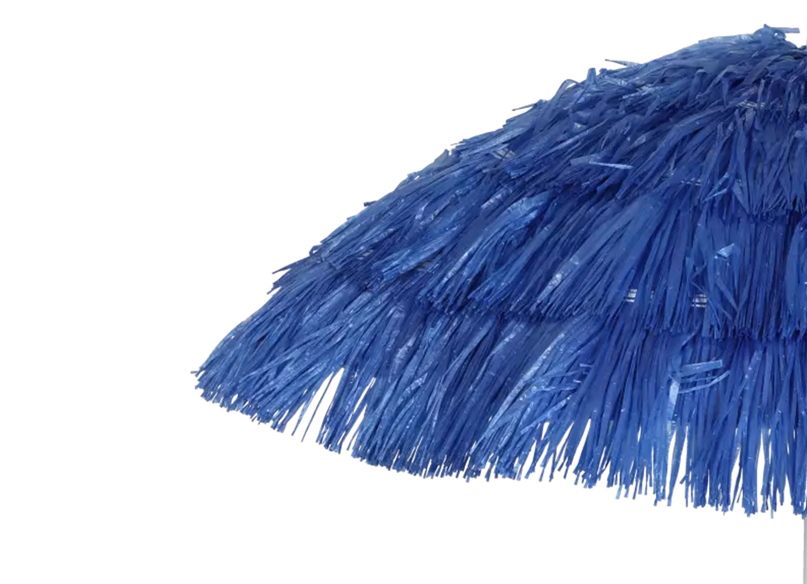 Bast-Sonnenschirm 145x165cm Royalblau, beschichtetes Metallgestell, Schirmbespannung aus Kunststoff, Gewicht: ca. 1,22kg
