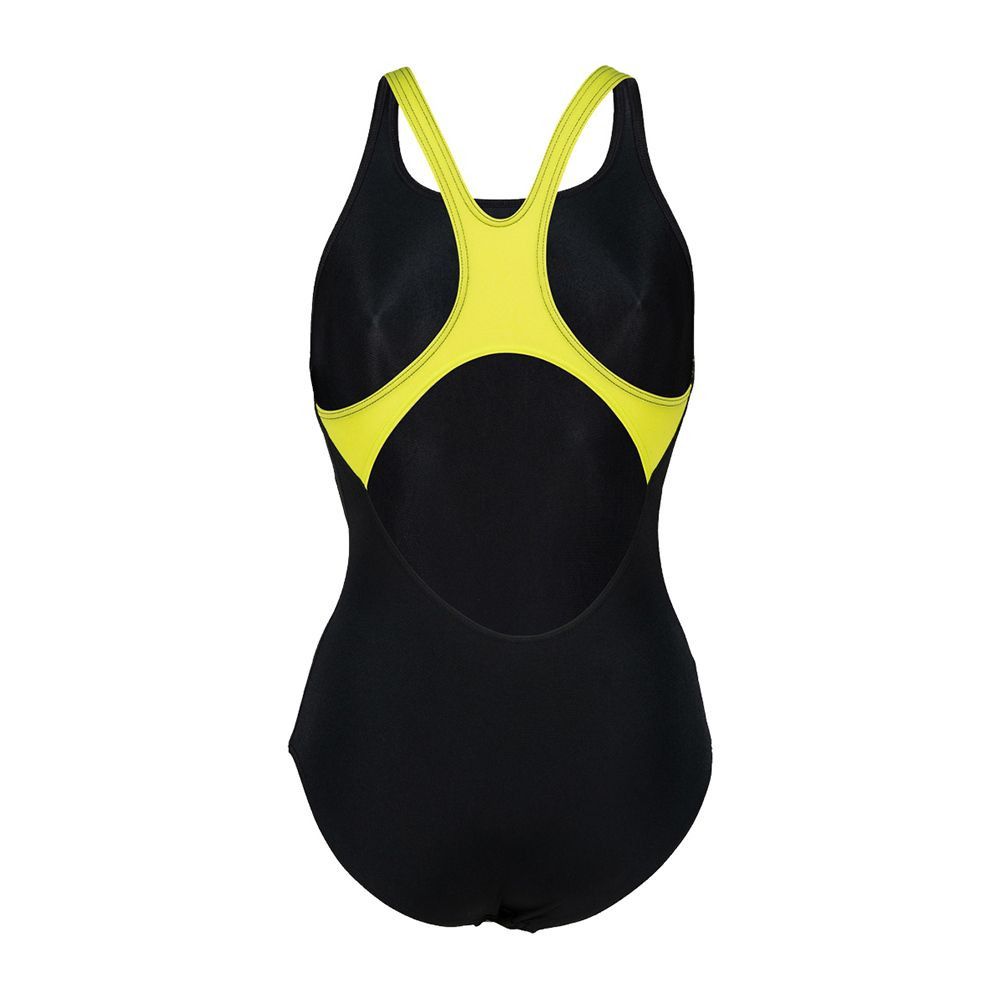 Arena GRAPHIC - Maillot de bain 1 pièce Femme black/soft green
