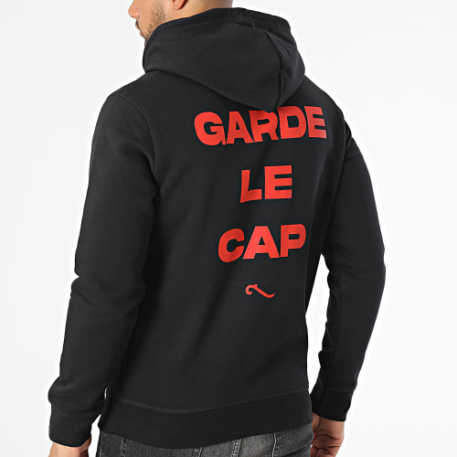 Sweat Capuche Garde Le Cap Noir Rouge