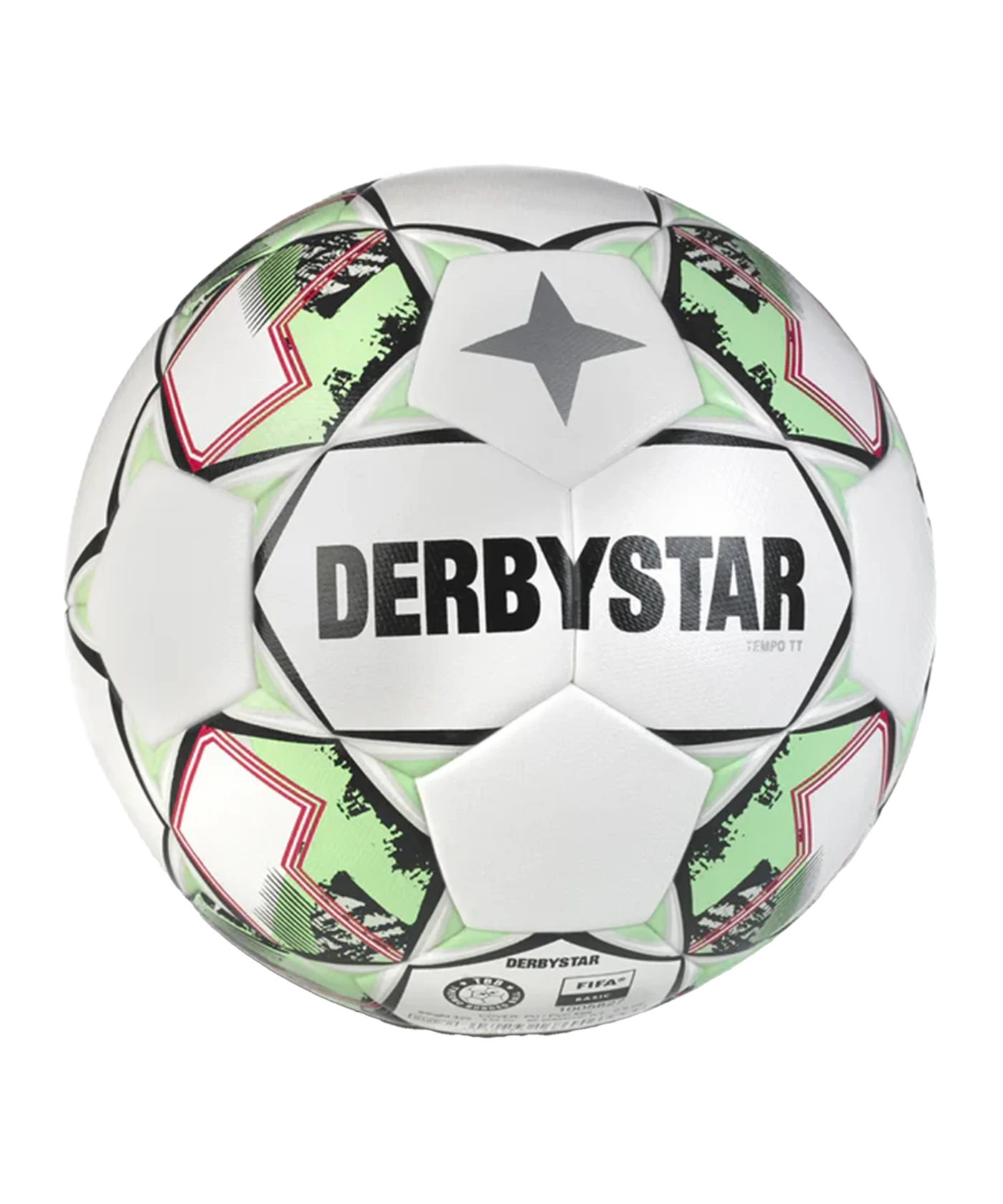 Derbystar Tempo TT v24 Trainingsball Weiss Grün Schwarz F142