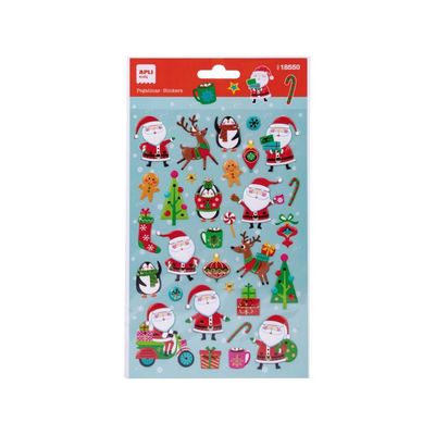 Apli Kids - Stickers Père Noël (pack de 31)
