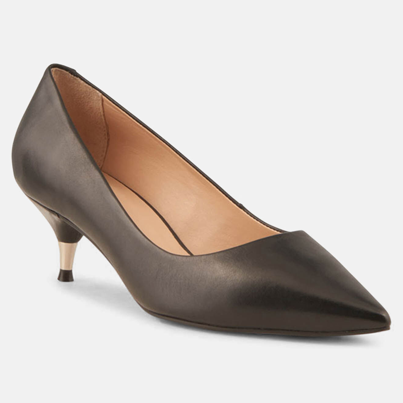 Minelli Escarpins  en Cuir Vera noirs - Talon 5 cm