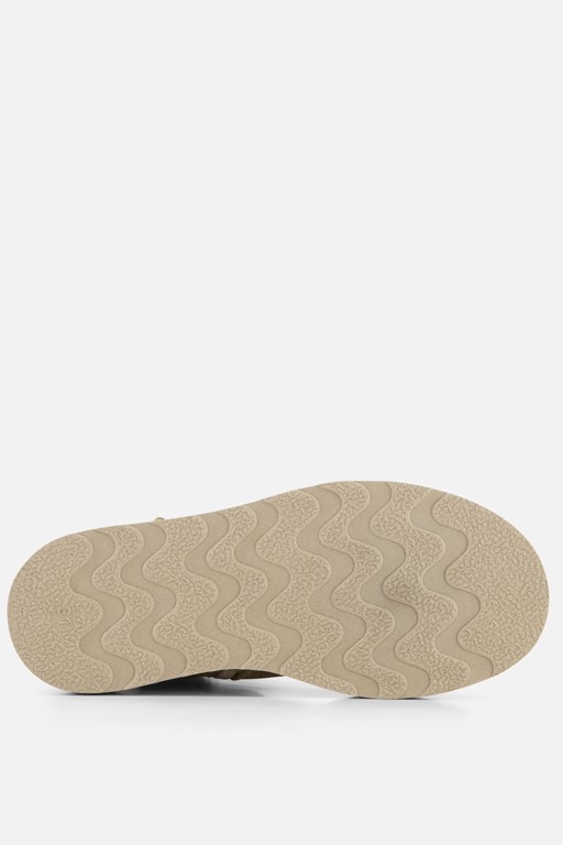 Giga Enkellaarsjes taupe Leer