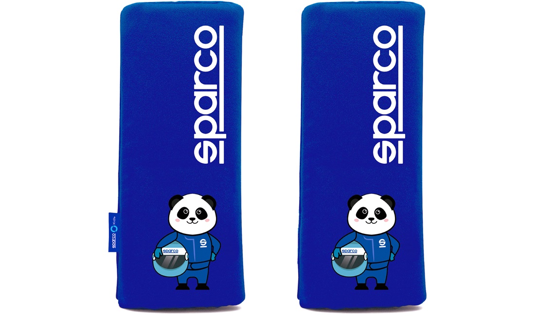 Skulderpudesæt til sele Blue SPARCO Kids