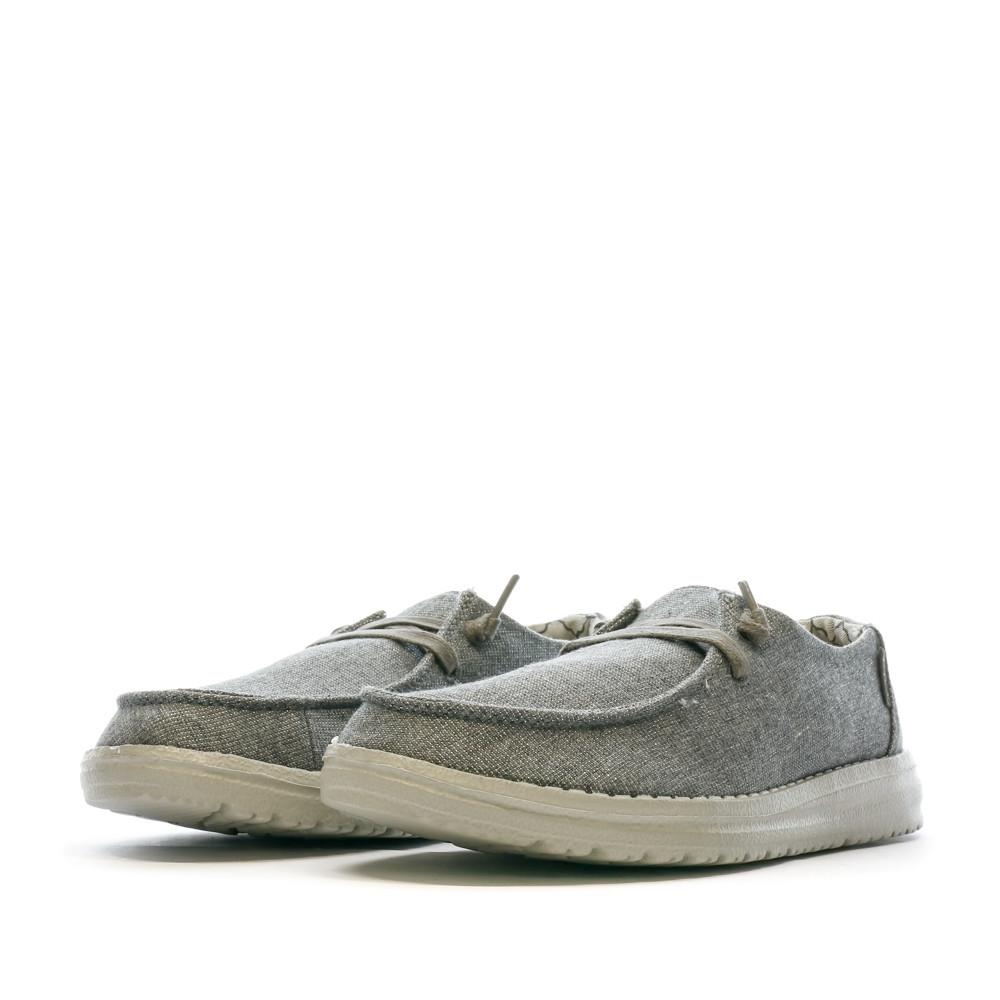 Hey Dude Chaussures Grises Foncés Femme Hey Dude Wendy
