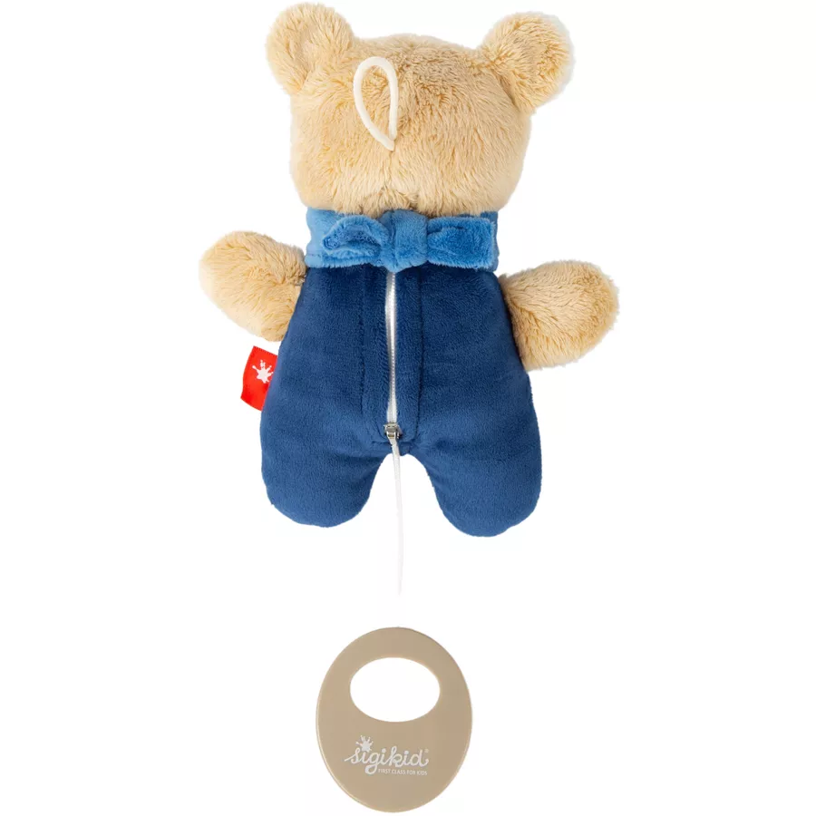 sigikid® Minispieluhr Bär Yellow dunkelblau