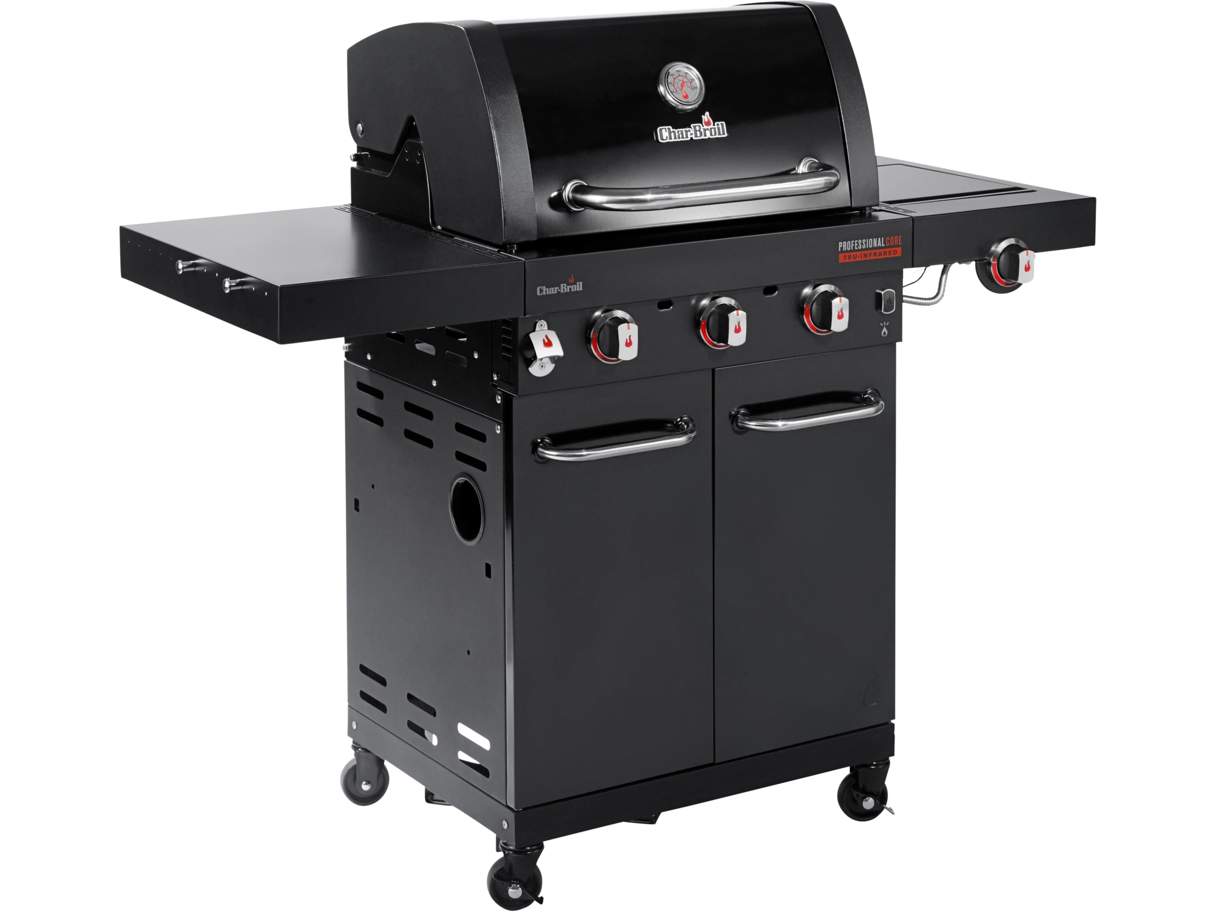 Char-Broil Gasgrill Professional Core B 3 Brenner, Seitenbrenner & TRU-Infrared