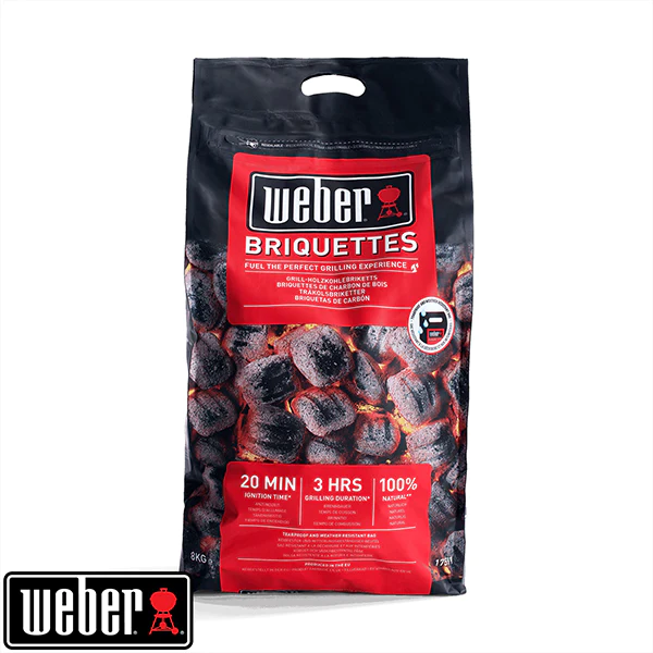 Sac de briquettes de charbon de bois 8 kg Weber