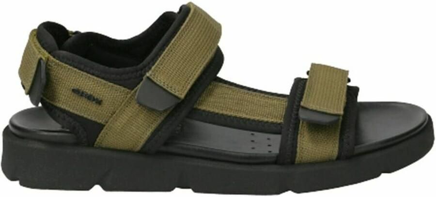 Geox Casual platte sandalen Green
