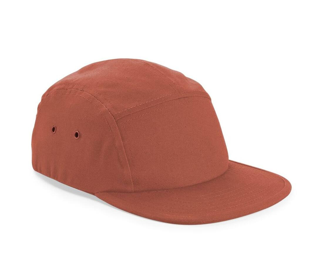 BEECHFIELD BF654 - Casquette Cinq Panneaux avec Visière Plate