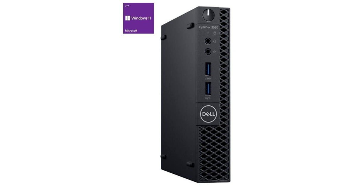 DellOptiPlex 3060 MP Refurbished mini-pc  (Zwart | i5-8500T | UHD Graphics 630 | 16 GB | 512 GB SSD)