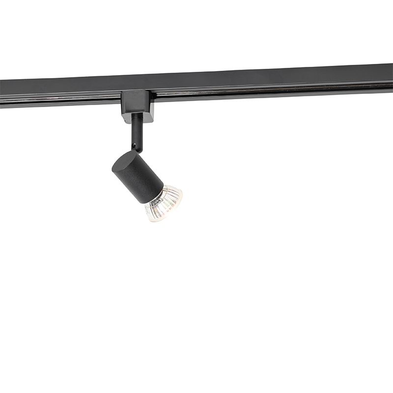Moderne railspot zwart 1-fase railspot - Iconic Jeany