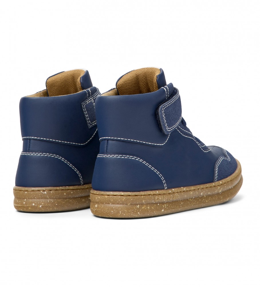 Botas de tornozelo Camper Runner Four em couro azul