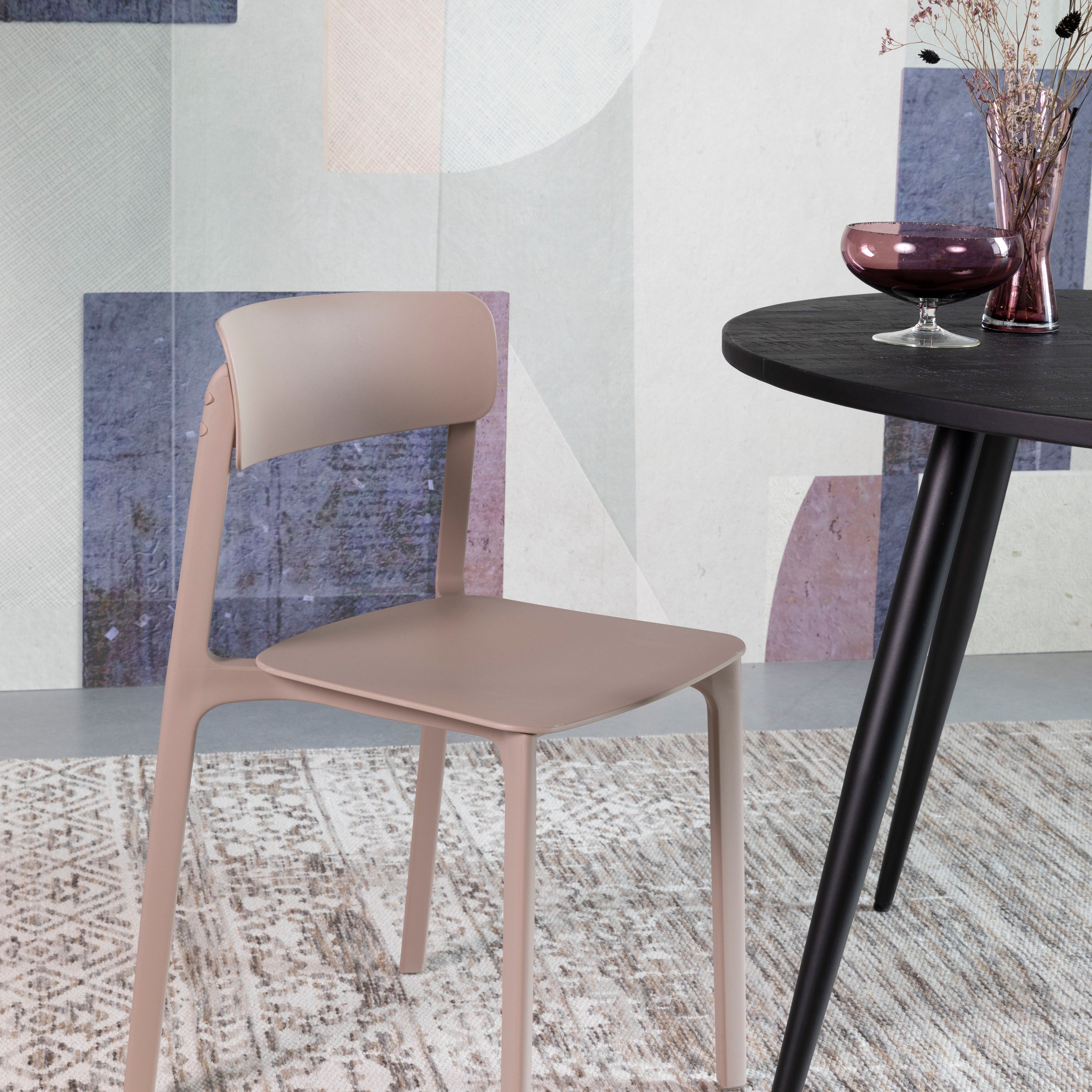 by fonQ basic Soren Eetkamerstoel - Beige