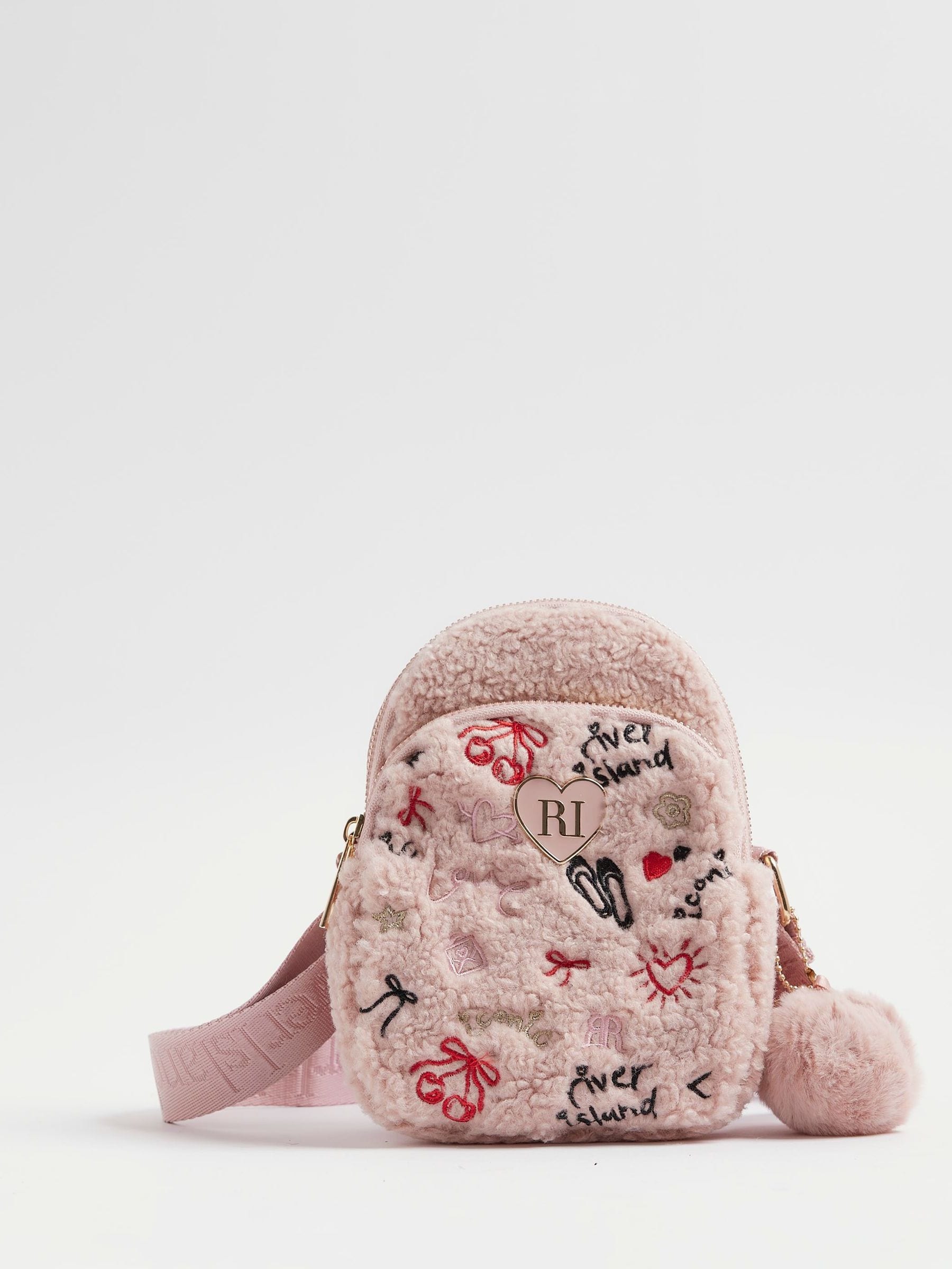 River Island Girls Borg Doodle Festival Bag