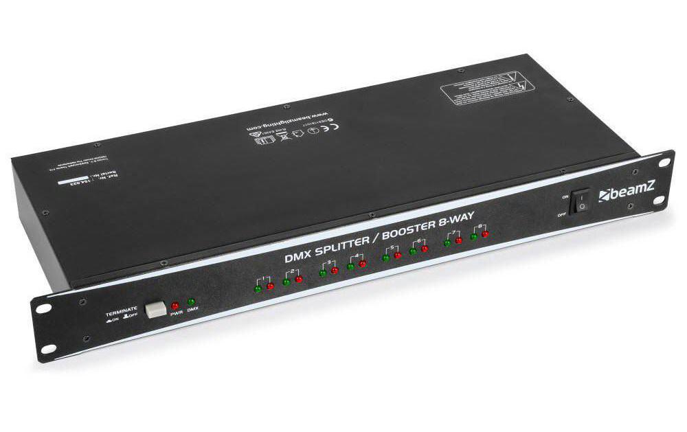 Lichtsteuerung DMX<br>Splitter / Booster für DMX-512 Steuerung