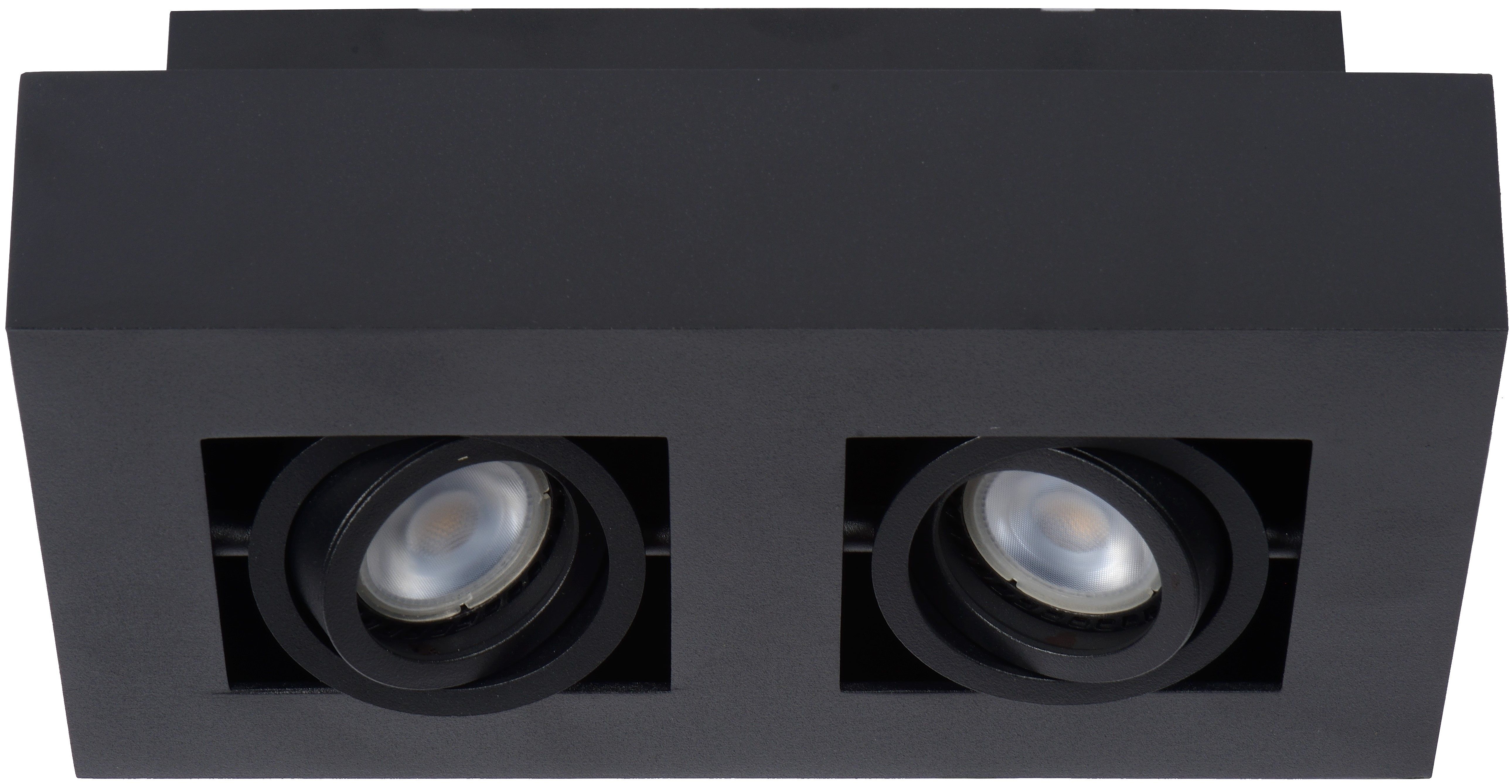 Plafondspot Zwart Xirax B25 x D14 cm
