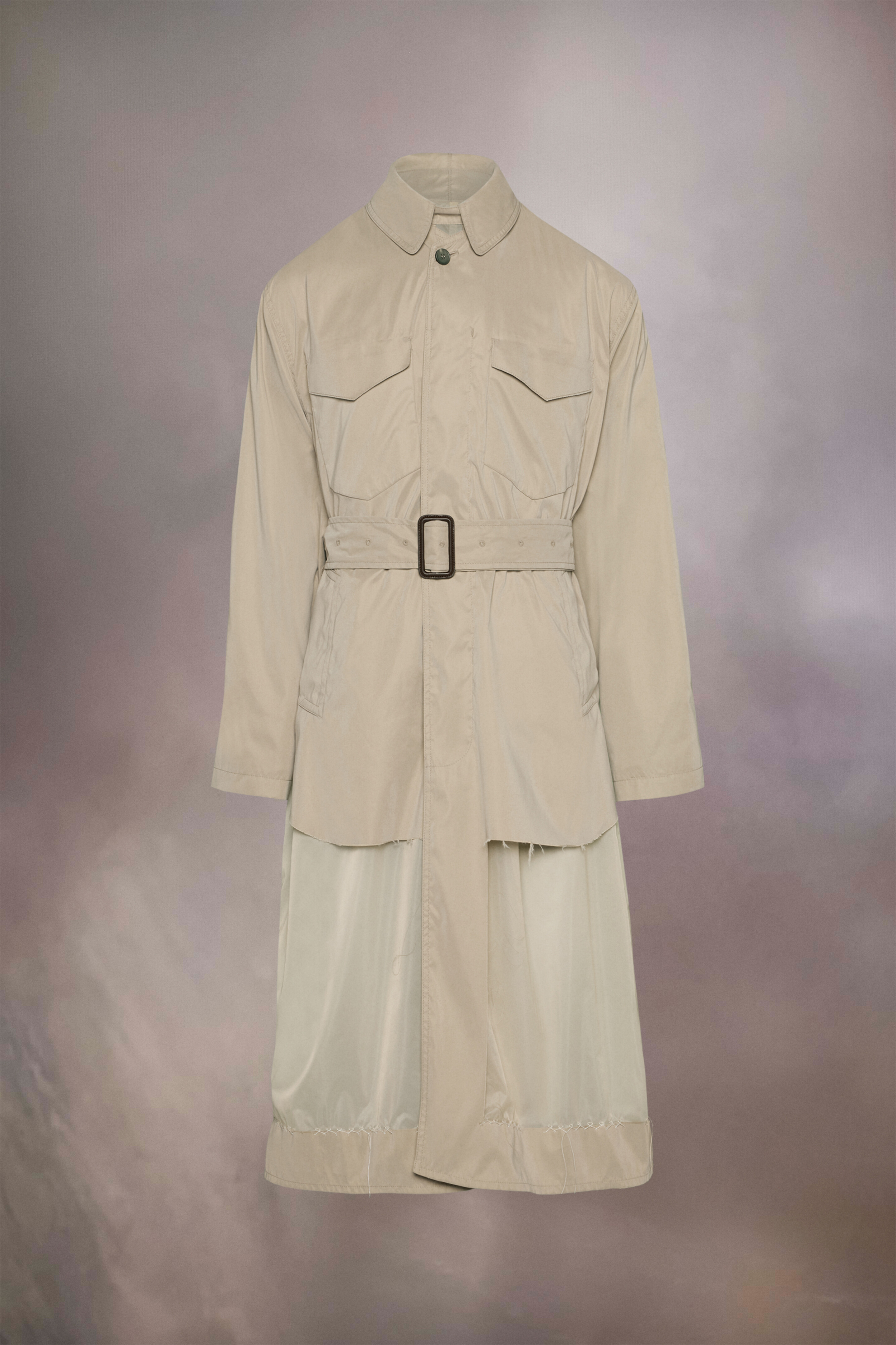 Manteau réversible Décortiqué Sable