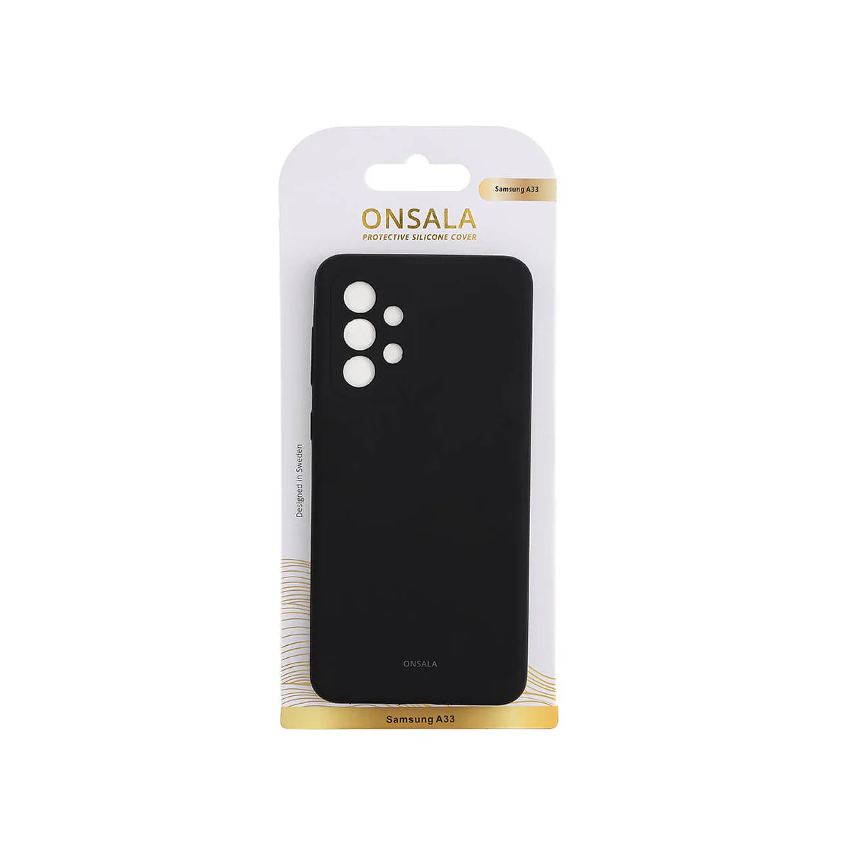 Onsala Silicone deksel til Samsung Galaxy A33 (sort)