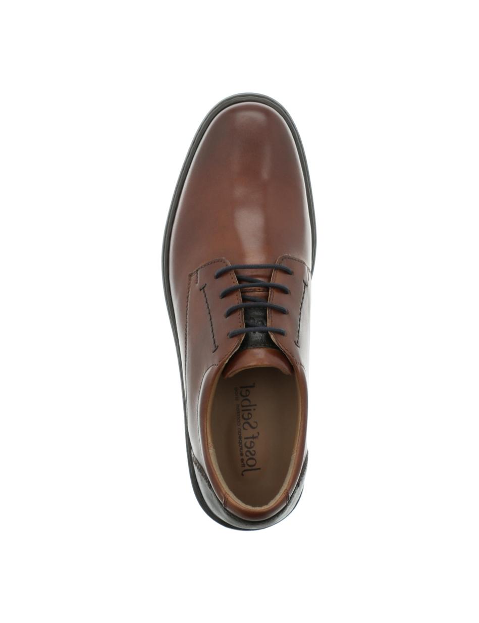 Halbschuh Alastair 01, cognac-kombi