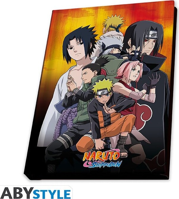 Naruto Shippuden Gaveæske - Krus, Nøglering Og Notesbog