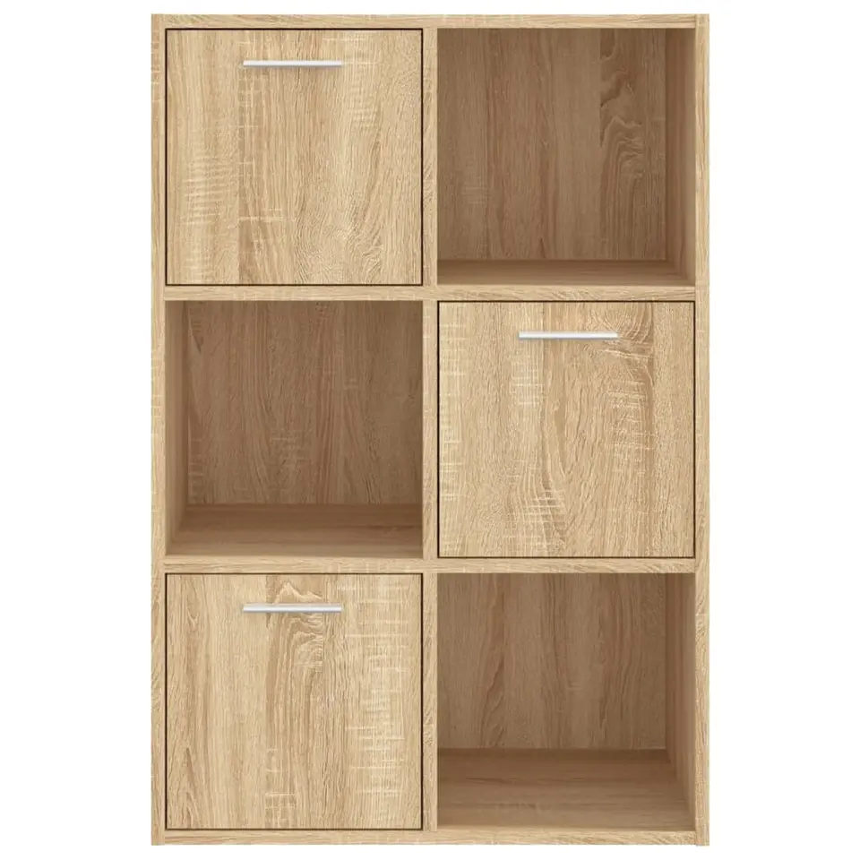 vidaXL - Opbergkast - Bruin - Bewerkt hout