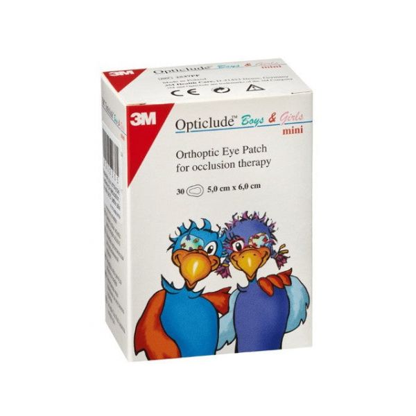 3M Opticlude Penso Ocular Kids Mini 30 Pensos pequenos 6cm x 5cm