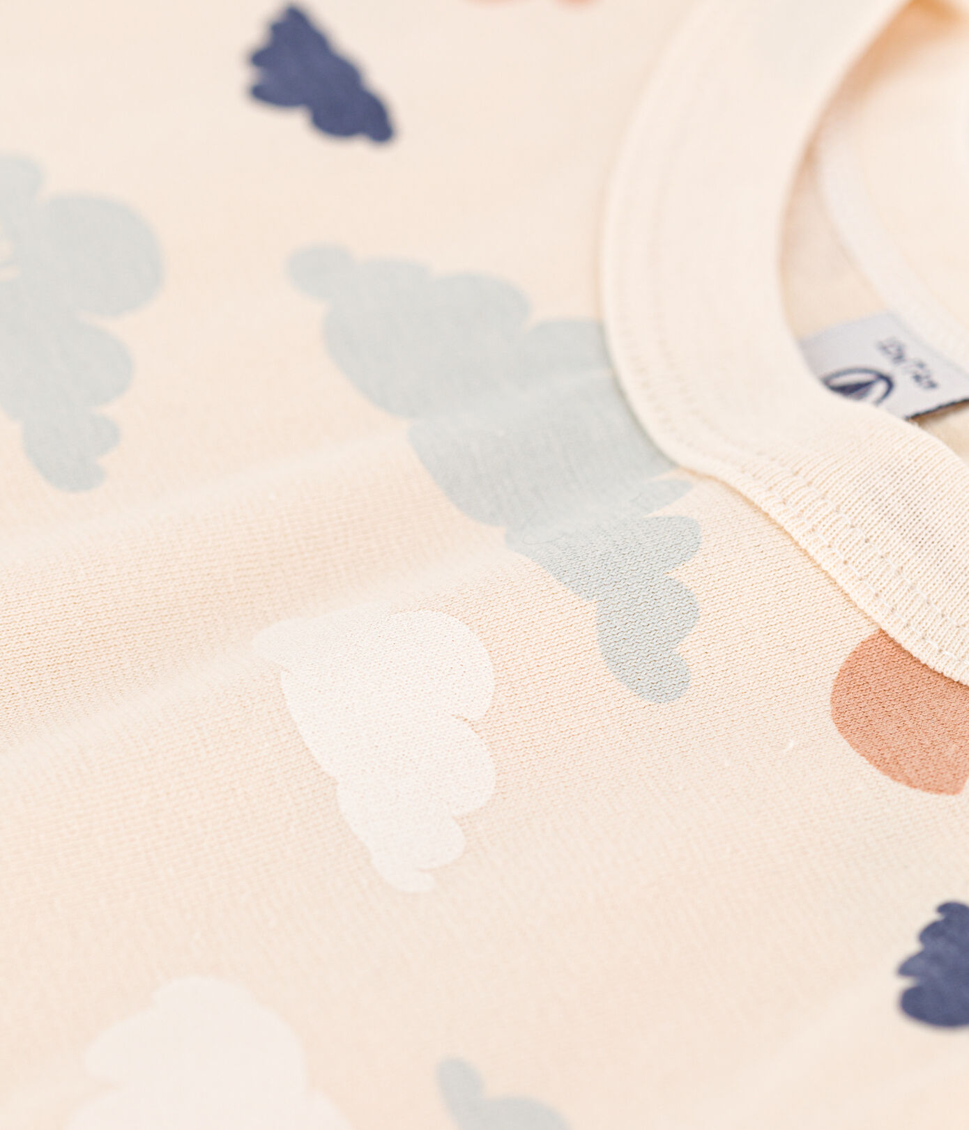 Tee-shirt manches courtes bébé en jersey imprimé