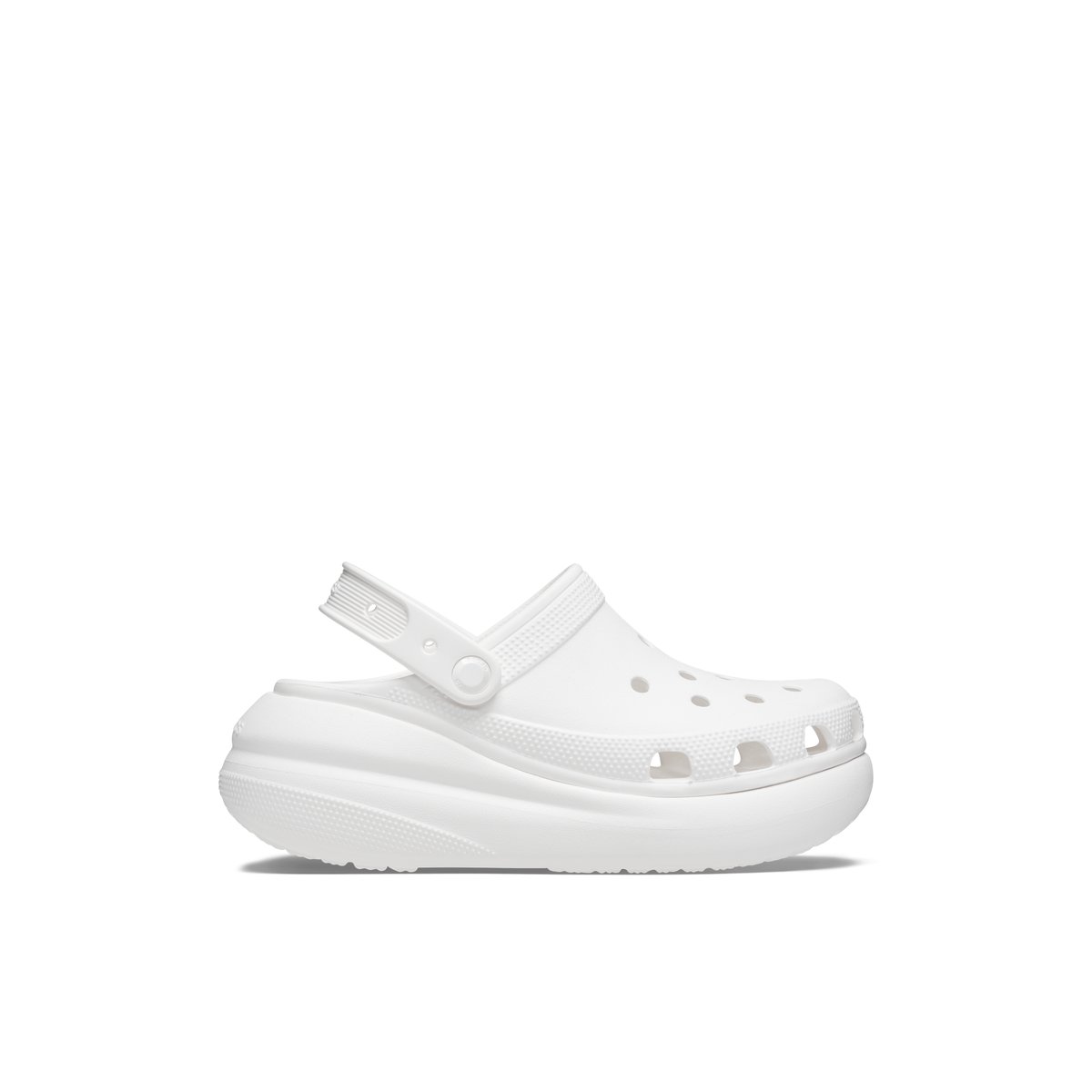 CROCS-Classiccrush-Sabots - Talon plat - Blanc