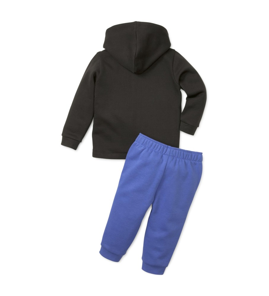 Conjunto de calça e blusa Puma Minicats Colorblock, azul