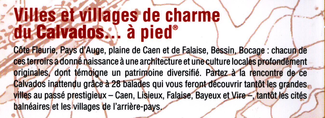 FFRP - P145 VILLES ET VILLAGES DU CALVADOS FFRP