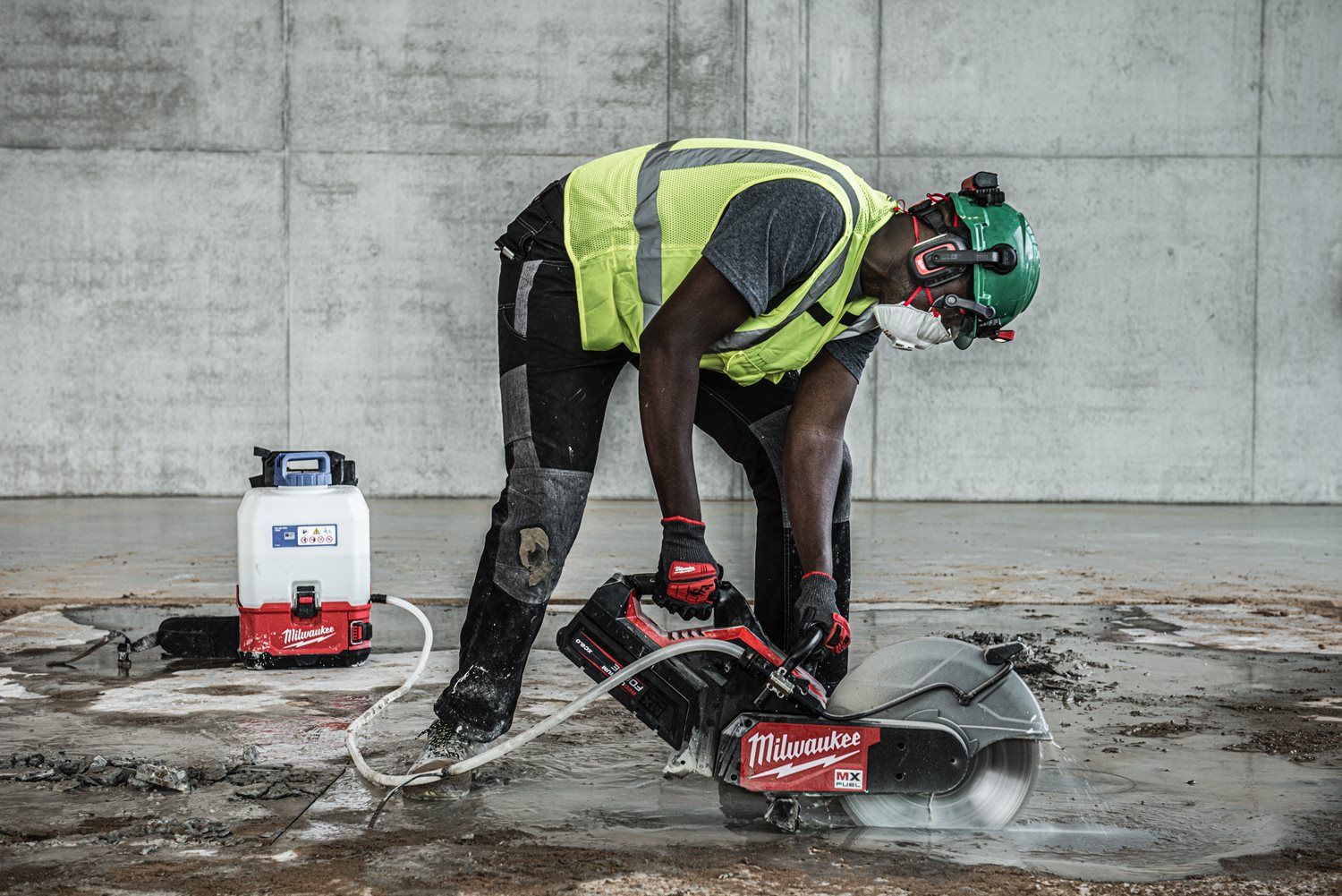 Milwaukee BOLT™ 100 Bouwhelm groen ongeventileerd - 4932479249