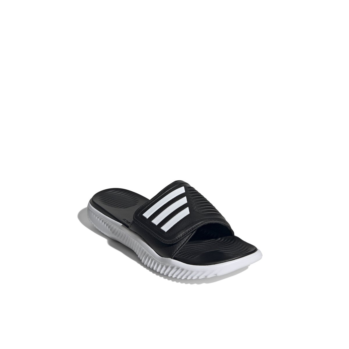ADIDAS-Alpha_boun-m-Sandales athlétiques à glissière - Talon plat - Noir/Blanc