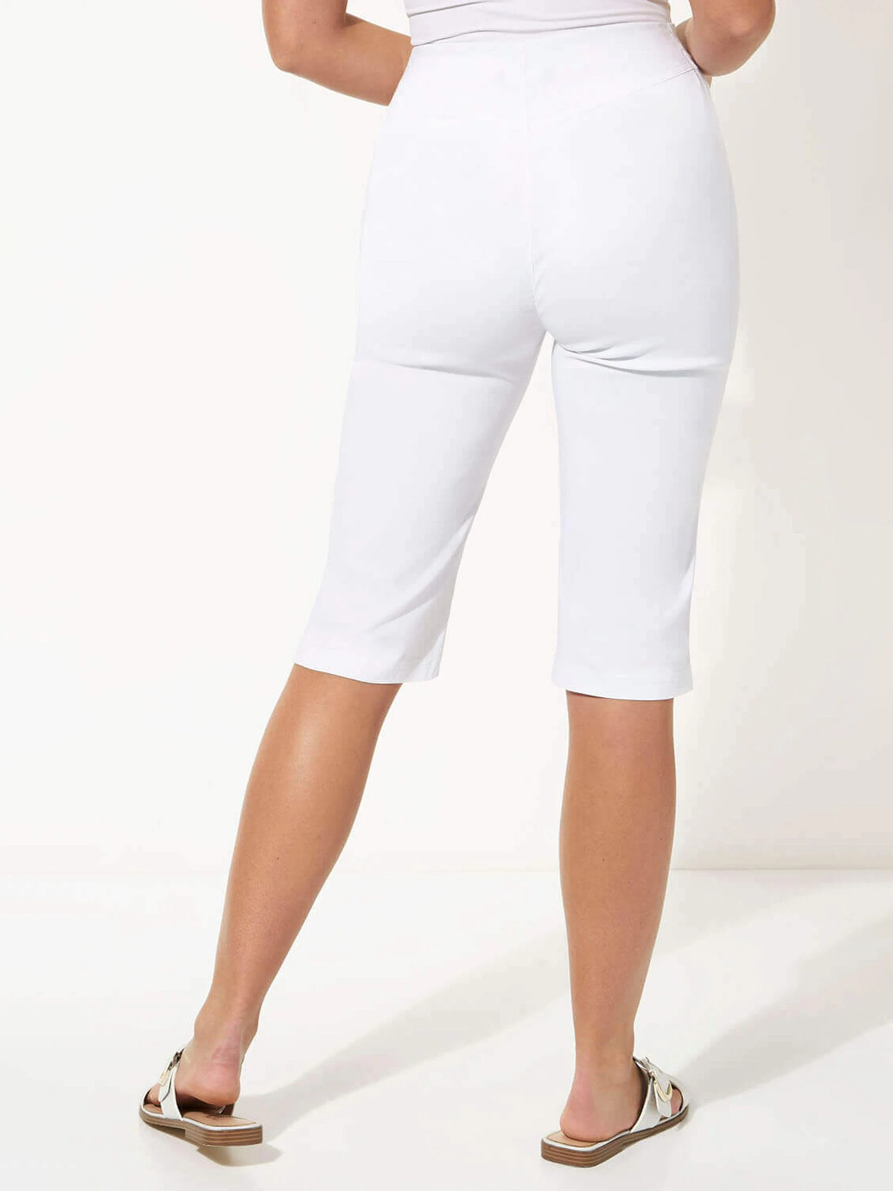 Wit - Roman - Knielange stretchshort
