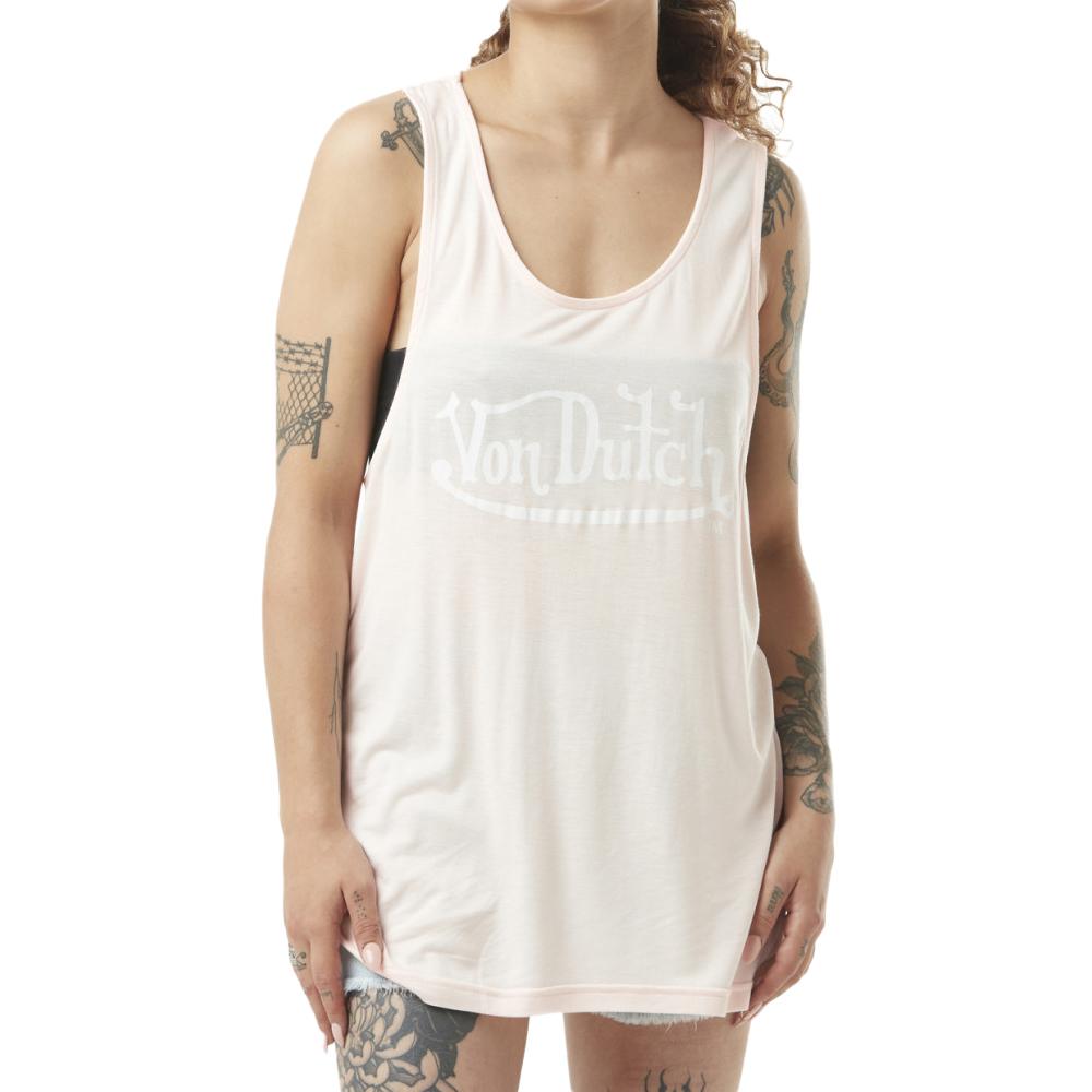 Von Dutch Débardeur Rose Femme Von Dutch Basic