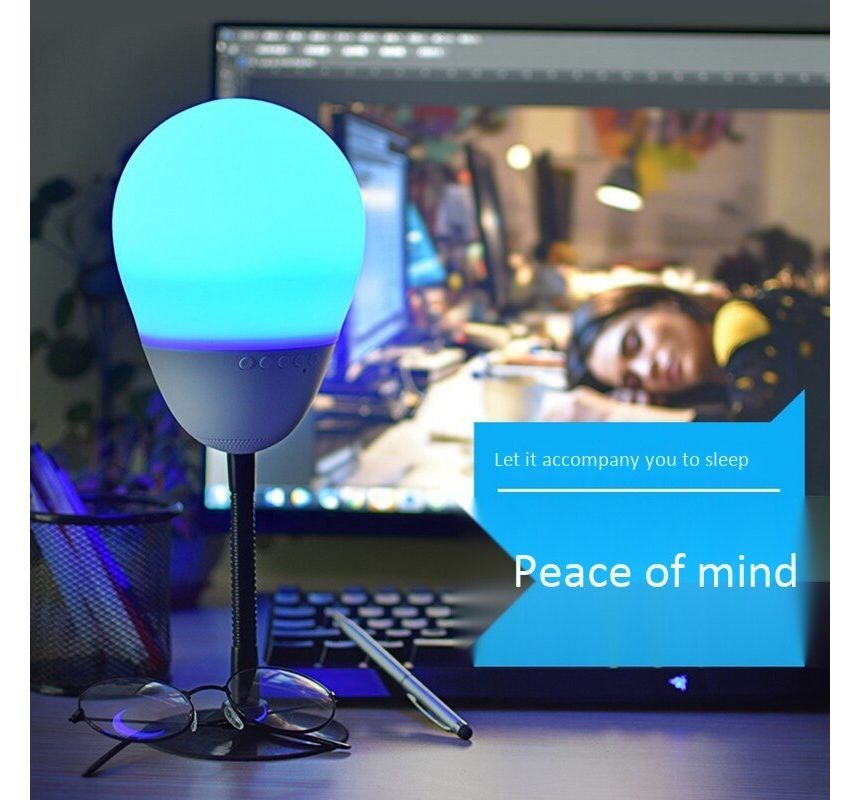 HOMTEC - USB oplaadbare LED Bluetooth-luidspreker