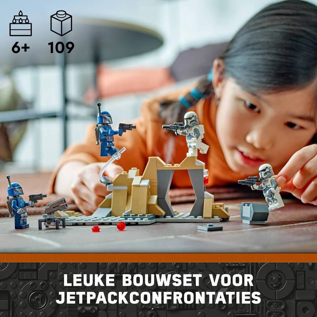 Nice Star Wars battle packThe Mandalorian Hinderlaag op Mandalore Battle Pack, Bouwbaar Speelgoed 75373