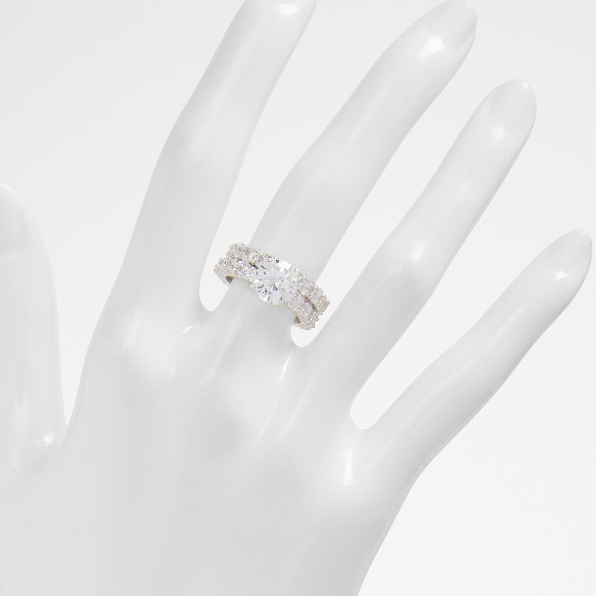 Plagens Silver-Clear Multi Women Rings