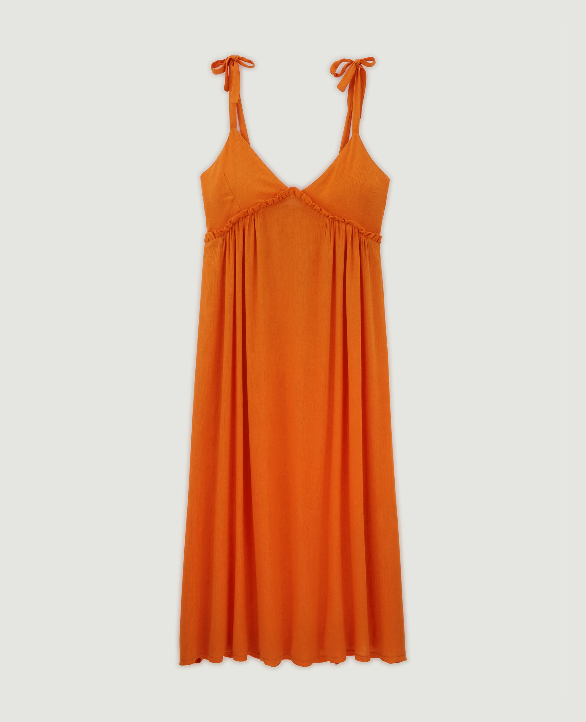 Robe longue triangle - Rose