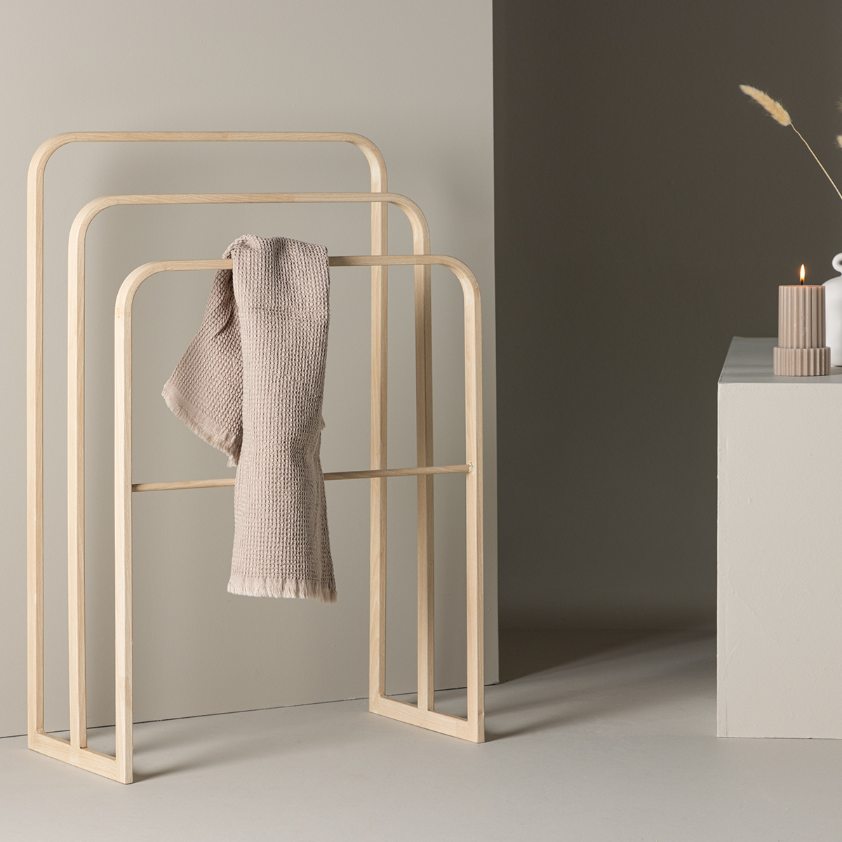 Nest living Bjarne Metalen Kledingrek Whitewash
