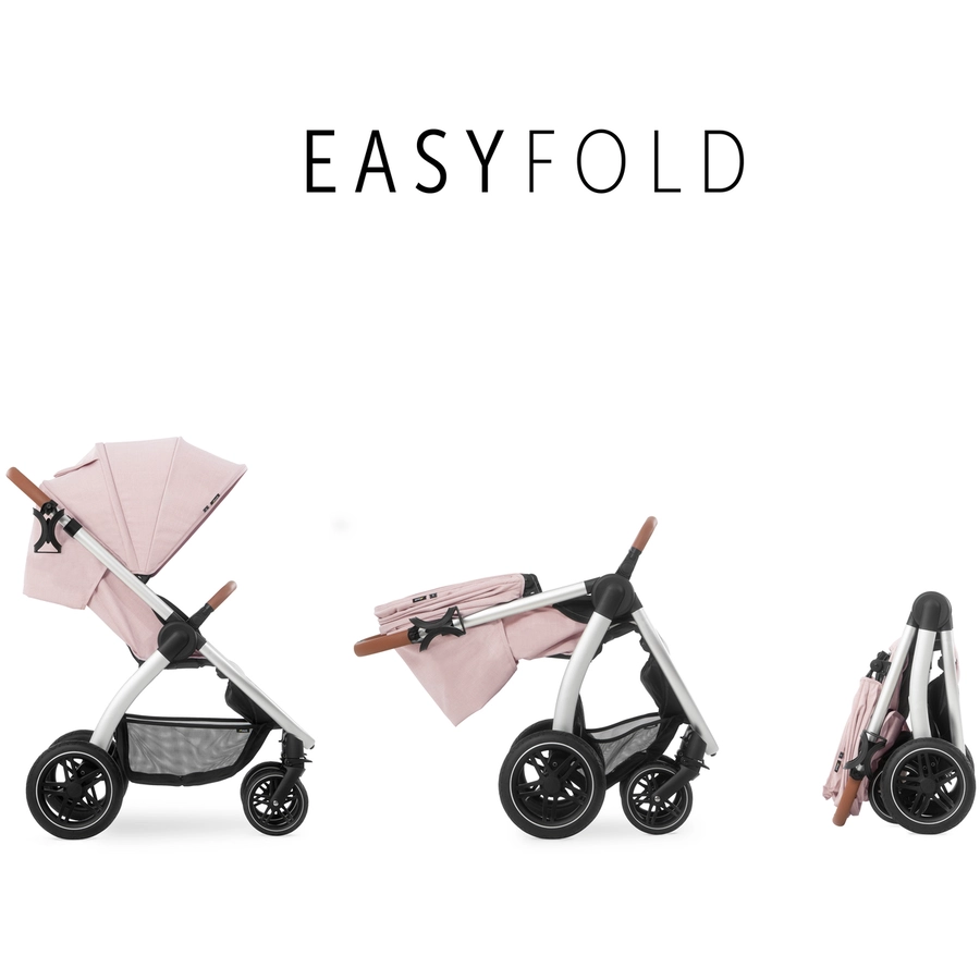 hauck Buggy Uptown Melange Rose