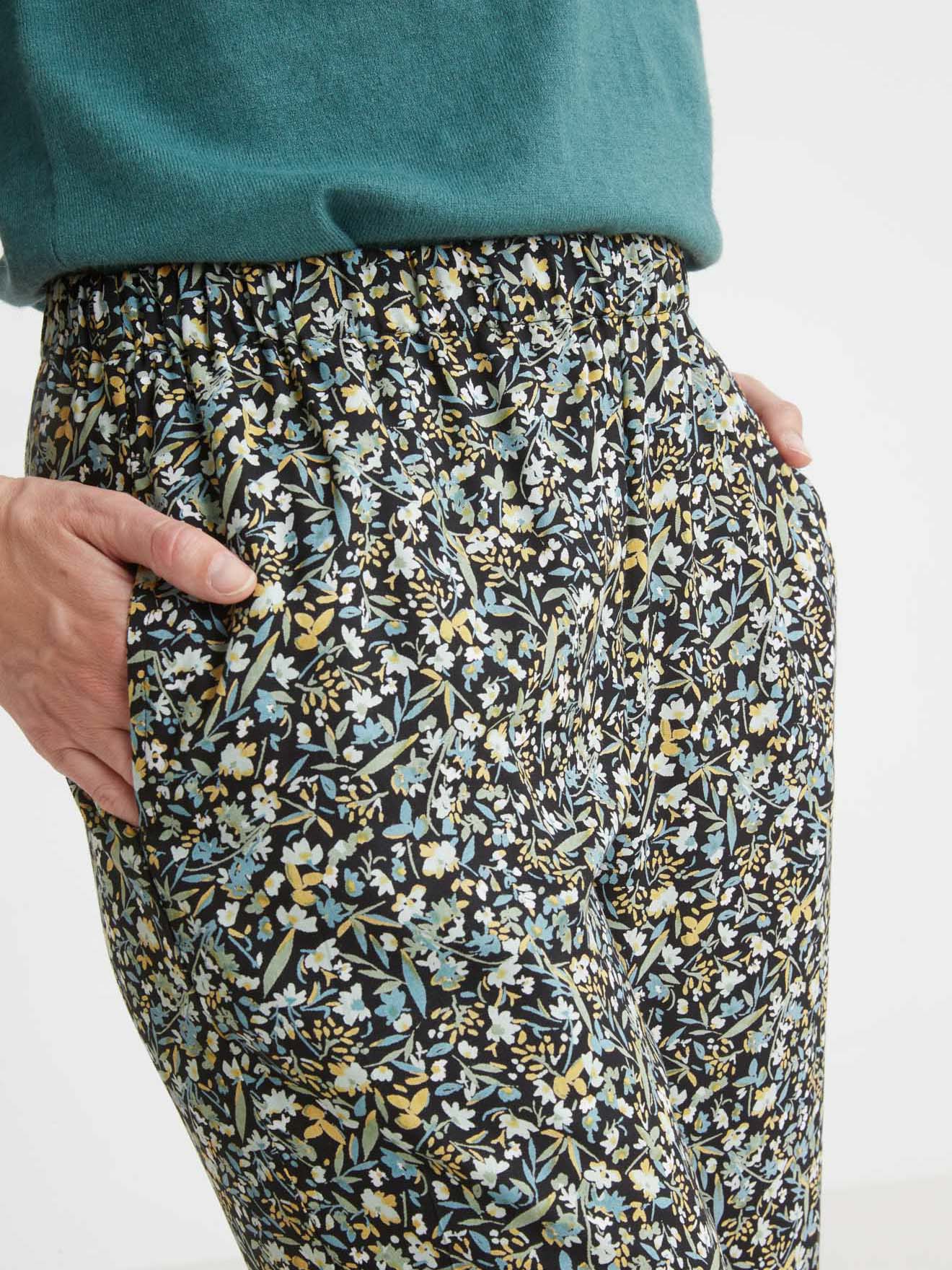 Pantalon entièrement élastiqué