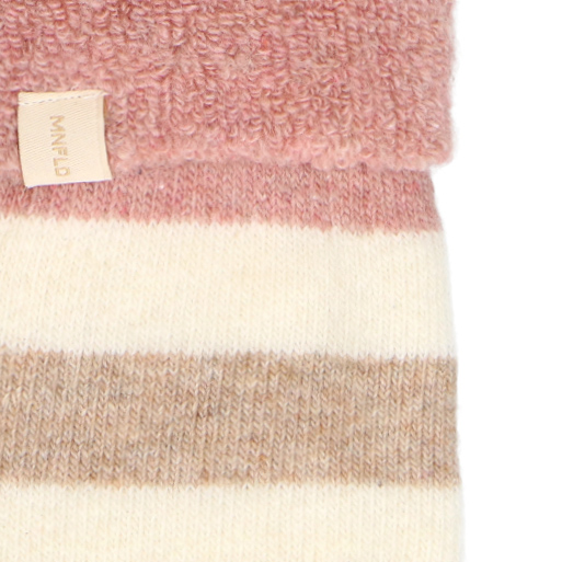 Roze gestreepte cosy sokken